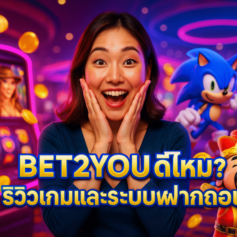 BET2YOU ดีไหม? รีวิวเกมและระบบฝากถอน